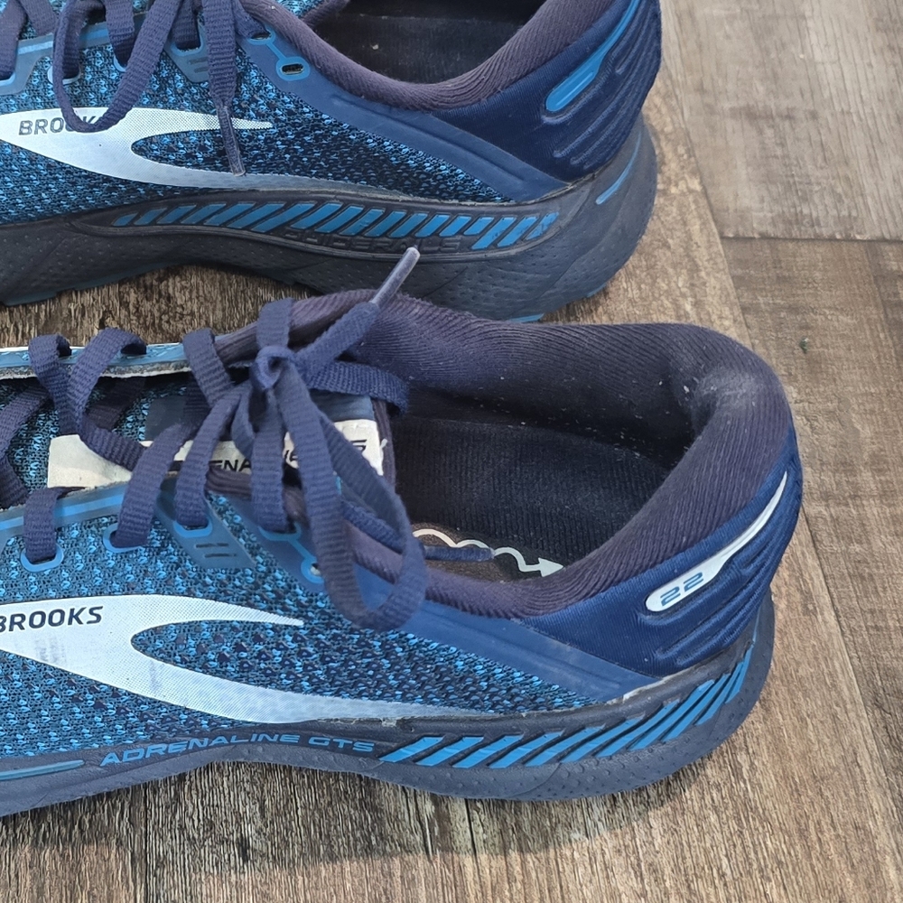 Brooks Adrenaline GTS 22 Titan Teal Gray Athletic  Running Shoes Men  8.5 M D - Picture 14 of 14